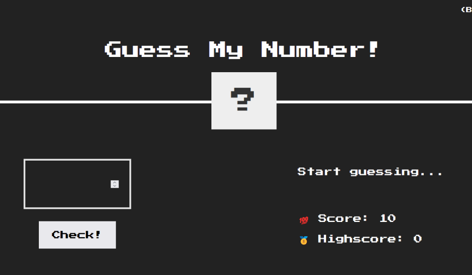 Project Guessing Game
